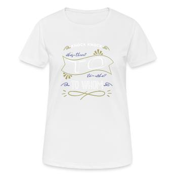 bookworm sayings copywriter book lover novel - Women's Breathable T-Shirt - white - Front - AI Model Female 172 dark (172cm)