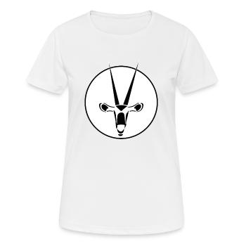 Onyx Emblem - Women's Breathable T-Shirt - white - Front - AI Model Female 172 dark (172cm)