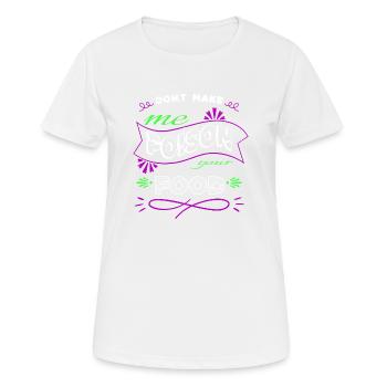 prep cook cooking chef grill cool sayings joke - Frauen T-Shirt atmungsaktiv - Weiß - Vorne - AI Model Female 172 dark (172cm)