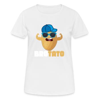 Brotato Vegetable Potato - Frauen T-Shirt atmungsaktiv - Weiß - Vorne - AI Model Female 172 dark (172cm)