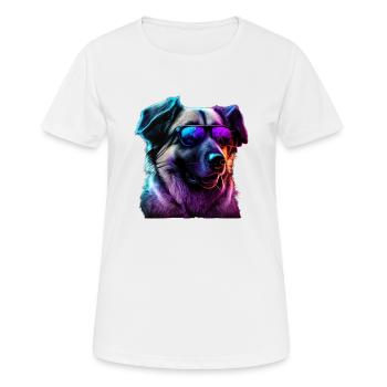 Chien de berger anatolien Chiens Berger d’Anatolie - T-shirt respirant Femme - blanc - Devant - AI Model Female 172 dark (172cm)