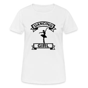 Dancing Dance Music - Women's Breathable T-Shirt - white - Front - AI Model Female 172 dark (172cm)