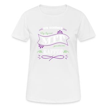 geek geschenk bday lieben coffeeshop geschenkidee - Frauen T-Shirt atmungsaktiv - Weiß - Vorne - AI Model Female 172 dark (172cm)