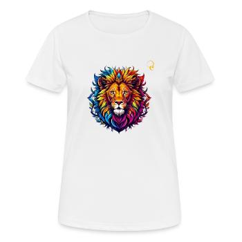 LOSES HAAR - Frauen T-Shirt atmungsaktiv - Weiß - Vorne - AI Model Female 172 dark (172cm)