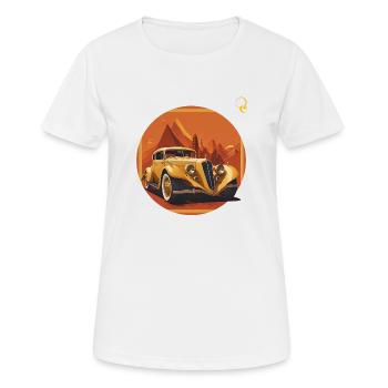 HORIZONT DER VERGANGENHEIT - Frauen T-Shirt atmungsaktiv - Weiß - Vorne - AI Model Female 172 dark (172cm)