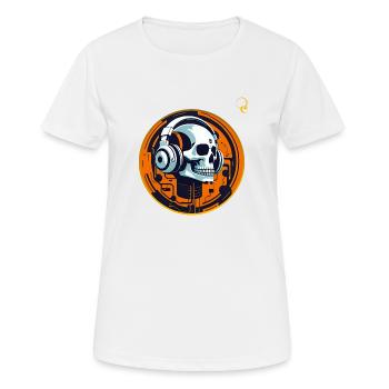 BRUIT DE LA MORT - T-shirt respirant Femme - blanc - Devant - AI Model Female 172 dark (172cm)