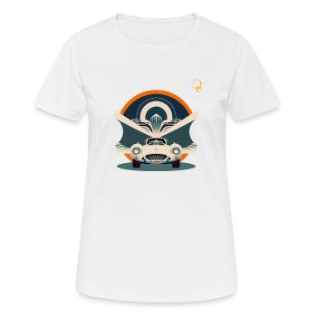 WINGS OF THE PAST - Women's Breathable T-Shirt - white - Front - AI Model Female 172 dark (172cm)
