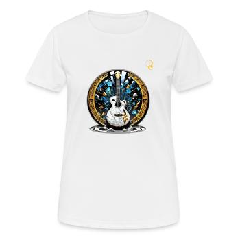 MUSIKALISCHE DIAMANTEN - Frauen T-Shirt atmungsaktiv - Weiß - Vorne - AI Model Female 172 dark (172cm)