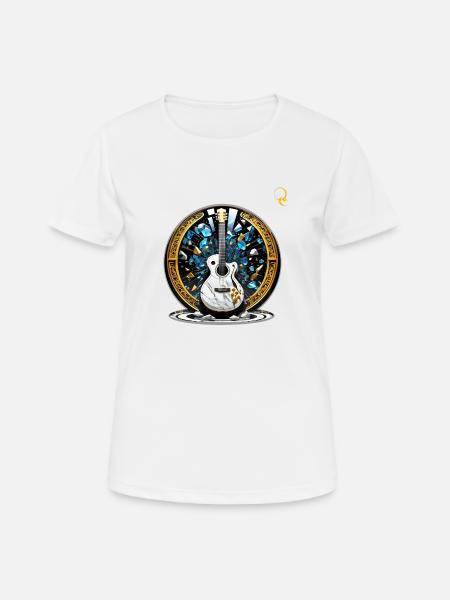 MUSICAL DIAMONDS - Women's Breathable T-Shirt - white