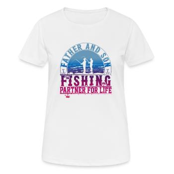 fisch, fisch, angeln, see, meer, angeln, fauna, exotisch - Frauen T-Shirt atmungsaktiv - Weiß - Vorne - AI Model Female 172 dark (172cm)