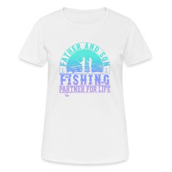 fisch, fisch, angeln, see, meer, angeln, fauna, exotisch - Frauen T-Shirt atmungsaktiv - Weiß - Vorne - AI Model Female 172 dark (172cm)