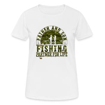 fisch, fisch, angeln, see, meer, angeln, fauna, exotisch - Frauen T-Shirt atmungsaktiv - Weiß - Vorne - AI Model Female 172 dark (172cm)