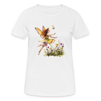 Fantaisie Fée Magie Conte de Fées Fille Nature Été - T-shirt respirant Femme - blanc - Devant - AI Model Female 172 dark (172cm)