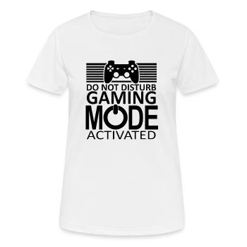 Gamer Game Play Online Computer Gaming Arcade Neon - Women's Breathable T-Shirt - white - Front - AI Model Female 172 dark (172cm)