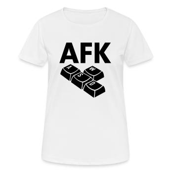 keyboard - Women's Breathable T-Shirt - white - Front - AI Model Female 172 dark (172cm)
