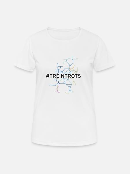 # Trainieren Sie stolz - Frauen T-Shirt atmungsaktiv - Weiß