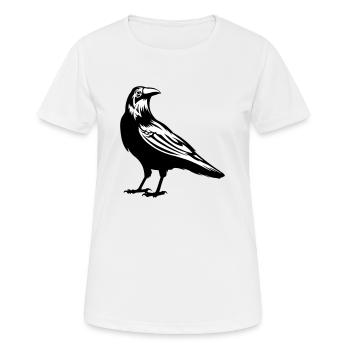 Corbeau - corbeau - T-shirt respirant Femme - blanc - Devant - AI Model Female 172 dark (172cm)