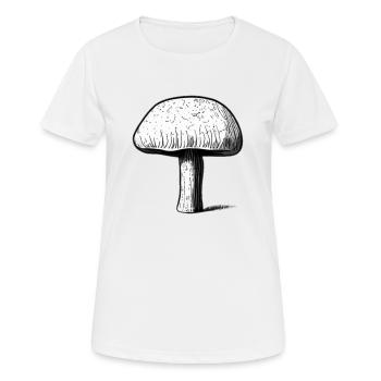 Champignons Champignons Vénéneux Mycologie Terreuse Naturelle 12 - T-shirt respirant Femme - blanc - Devant - AI Model Female 172 dark (172cm)