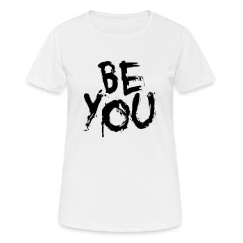Be you - Women's Breathable T-Shirt - white - Front - AI Model Female 172 dark (172cm)