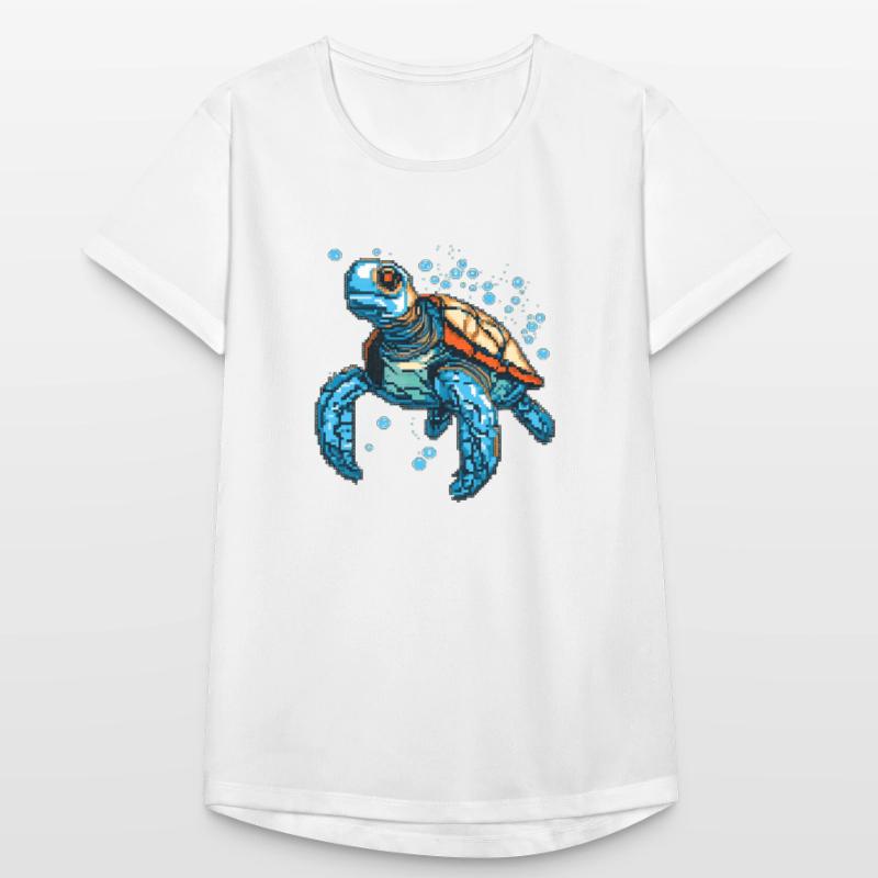 Turtle est composé de pixels T-shirt respirant Femme