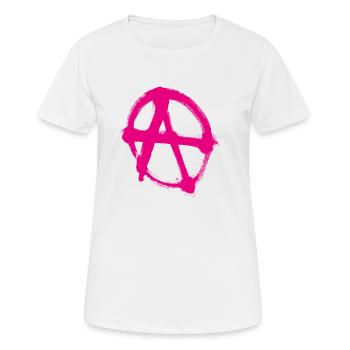 A - T-shirt respirant Femme - blanc - Devant - AI Model Female 172 dark (172cm)