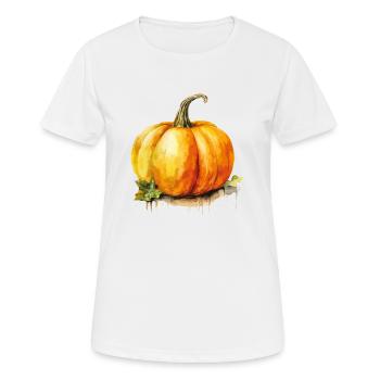 Citrouille - T-shirt respirant Femme - blanc - Devant - AI Model Female 172 dark (172cm)