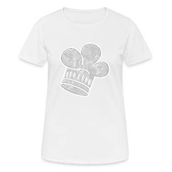 Toque - T-shirt respirant Femme - blanc - Devant - AI Model Female 172 dark (172cm)