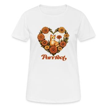 Parfait - T-shirt respirant Femme - blanc - Devant - AI Model Female 172 dark (172cm)