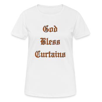 GodBlessRideaux - T-shirt respirant Femme - blanc - Devant - AI Model Female 172 dark (172cm)