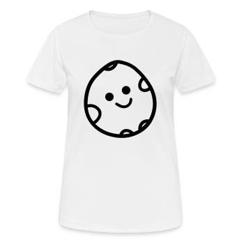 Kartoffel - Frauen T-Shirt atmungsaktiv - Weiß - Vorne - AI Model Female 172 dark (172cm)