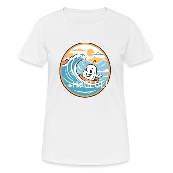 Honolulu Hawaii USA Geschenk Geschenkidee - Frauen T-Shirt atmungsaktiv - Weiß - Vorne - AI Model Female 172 dark (172cm)