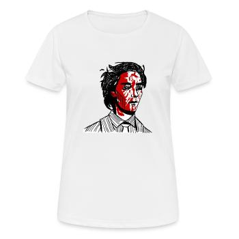 simply not there - Women's Breathable T-Shirt - white - Front - AI Model Female 172 dark (172cm)