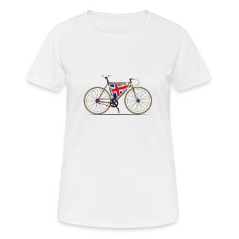 Love Bike, Love Britain - Women's Breathable T-Shirt - white - Front - AI Model Female 172 dark (172cm)