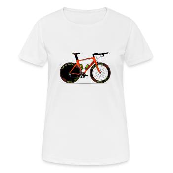 Trial Trial Bike - Women's Breathable T-Shirt - white - Front - AI Model Female 172 dark (172cm)
