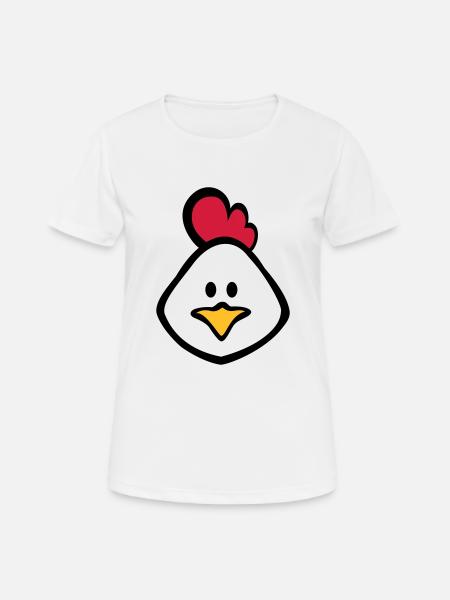 hen 3c - Women's Breathable T-Shirt - white