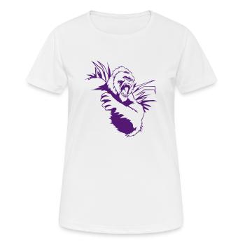king_kong - Women's Breathable T-Shirt - white - Front - AI Model Female 172 dark (172cm)