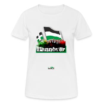 Hanovre - T-shirt respirant Femme - blanc - Devant - AI Model Female 172 dark (172cm)