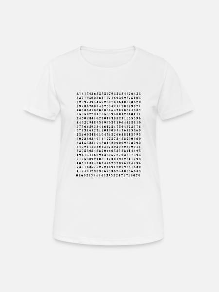 pi - Women's Breathable T-Shirt - white