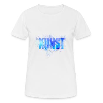 Kunst - Frauen T-Shirt atmungsaktiv - Weiß - Vorne - AI Model Female 172 dark (172cm)