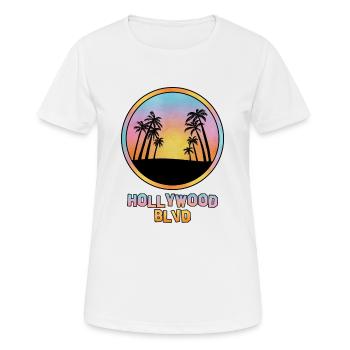 Hollywood Blvd - T-shirt respirant Femme - blanc - Devant - AI Model Female 172 dark (172cm)