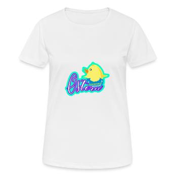 Kuecken am Ostern - Frauen T-Shirt atmungsaktiv - Weiß - Vorne - AI Model Female 172 dark (172cm)