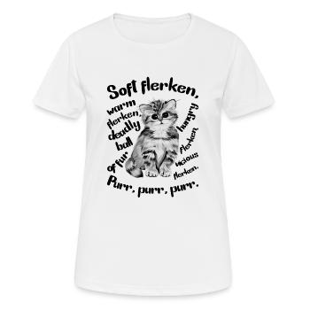 Soft Flerken - Women's Breathable T-Shirt - white - Front - AI Model Female 172 dark (172cm)