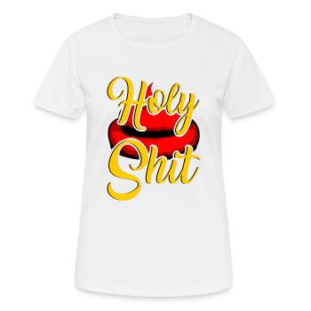 Putain de merde putain de malchance insolente - T-shirt respirant Femme - blanc - Devant - AI Model Female 172 dark (172cm)