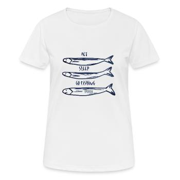 Sprats, design, gift, cool, chic, trend, humor, - Women's Breathable T-Shirt - white - Front - AI Model Female 172 dark (172cm)