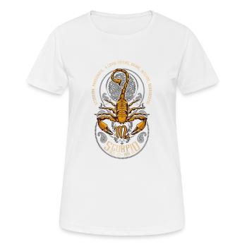 Unique Scorpio Art - Women's Breathable T-Shirt - white - Front - AI Model Female 172 dark (172cm)