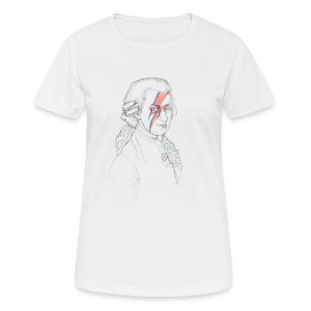 Rock me Amadeus Mozart - Frauen T-Shirt atmungsaktiv - Weiß - Vorne - AI Model Female 172 dark (172cm)
