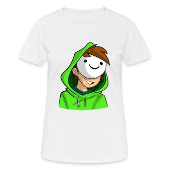 Dessin animé de rêve - T-shirt respirant Femme - blanc - Devant - AI Model Female 172 dark (172cm)