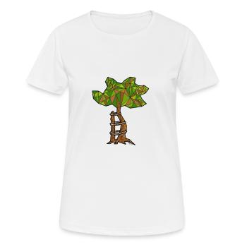 ScoliTree color - Women's Breathable T-Shirt - white - Front - AI Model Female 172 dark (172cm)