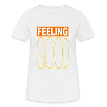 Feeling Good - Women's Breathable T-Shirt - white - Front - AI Model Female 172 dark (172cm)