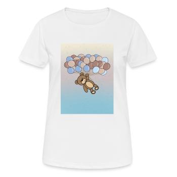 Bébé - T-shirt respirant Femme - blanc - Devant - AI Model Female 172 dark (172cm)